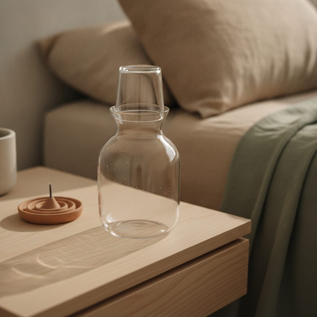 Bedside Glass Carafe