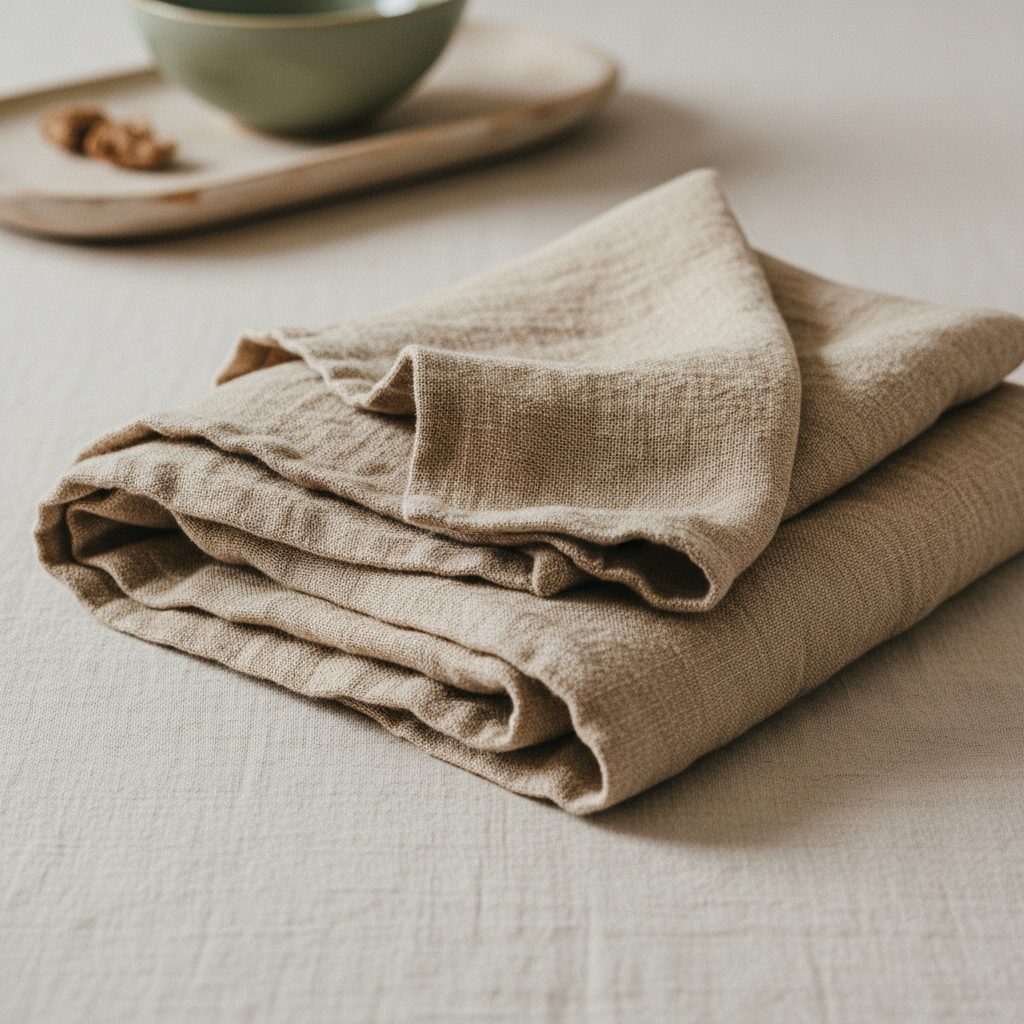 Stonewashed Linen Throw