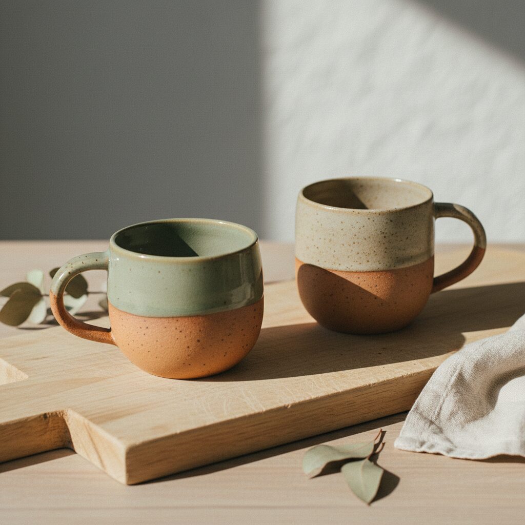 Hand-thrown Mug Set